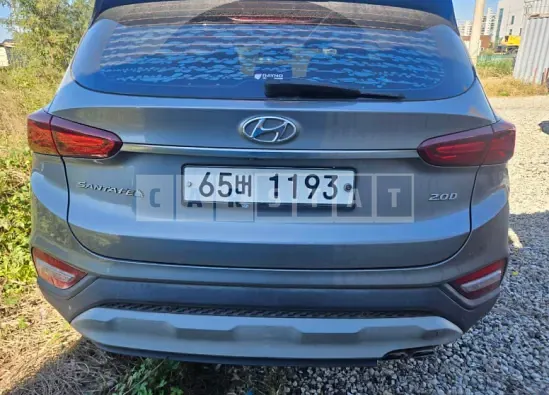 Photo 2 of 13: 2019 Hyundai Santa Fe, VIN KMHS281BBKU003555 — Korean insurance auction