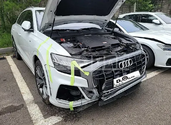 Photo 2 of 50: 2020 Audi Q8 50 TDI Four, VIN WAUZZZF11LD019703 — Korean insurance auction