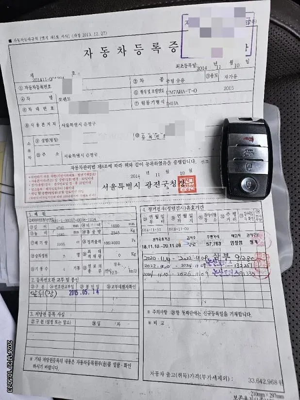 Photo 2 of 8: 2014 Kia Sorento — Korean insurance auction