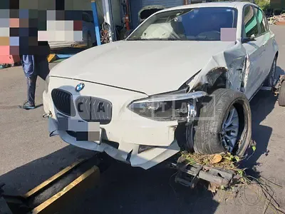 Photo 1 of 12: 2015 BMW 118d, VIN WBA1C1101FJ839221 — Korean insurance auction