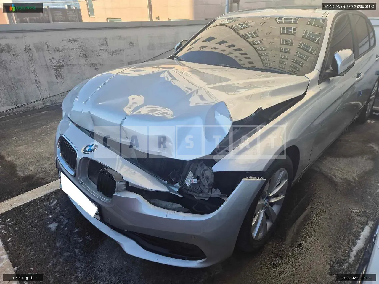 Photo 2 of 8: 2015 BMW 320d, VIN WBA8C5107GK634830 — Korean insurance auction
