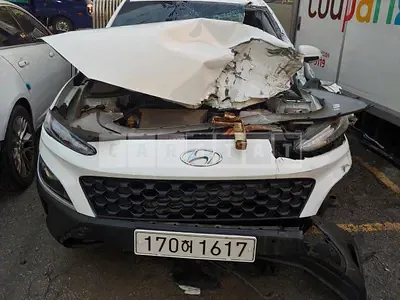 Photo 1 of 15: 2021 Hyundai Kona Hybrid, VIN KMHK281EGMU060134 — Korean insurance auction