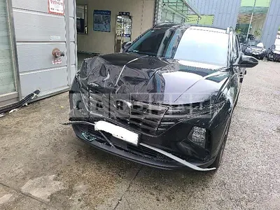Photo 1 of 16: 2021 Hyundai Tucson, VIN KMHJC81BHMU015158 — Korean insurance auction