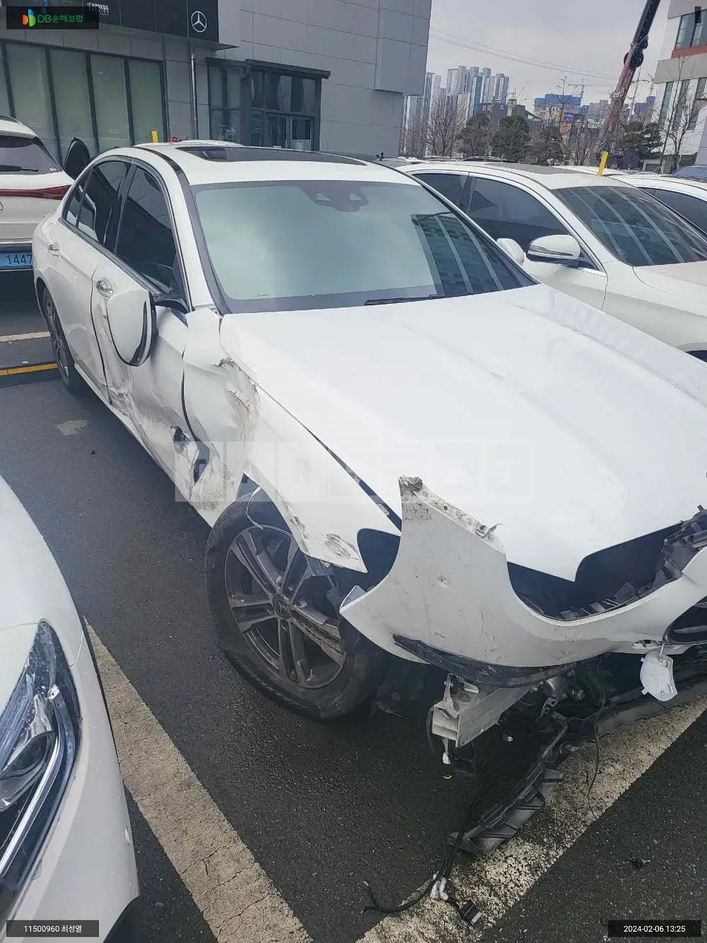 Photo 2 of 24: 2021 Mercedes-Benz E350 4Matic, VIN W1KZF8GB6MA961493 — Korean insurance auction