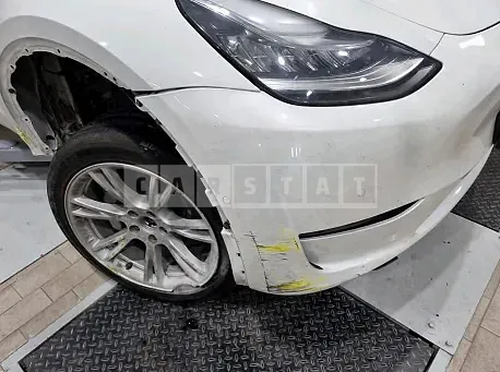Photo 2 of 11: 2022 Tesla Model Y LongRange, VIN 7SAYGDEE2NF415584 — Korean insurance auction