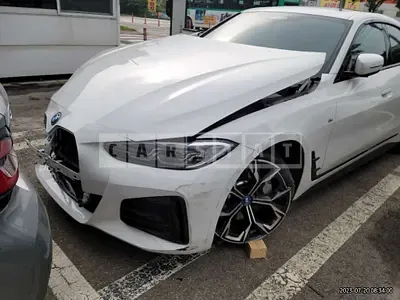 Photo 1 of 37: 2022 BMW i4, VIN WBY71AW05NFM28870 — Korean insurance auction