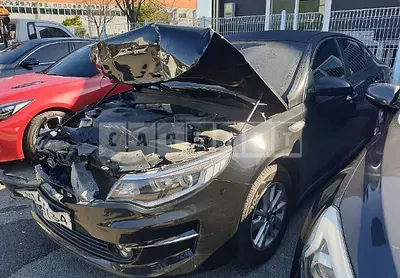 Photo 1 of 6: 2017 Kia K5, VIN KNAGT416BHA122494 — Korean insurance auction
