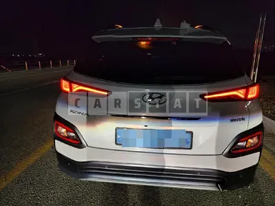 Photo 1 of 4: 2018 Hyundai Kona Electric, VIN KMHK381GFKU005880 — Korean insurance auction