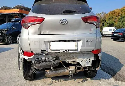 Photo 1 of 16: 2018 Hyundai Tucson, VIN KMHJ281ABJU542054 — Korean insurance auction
