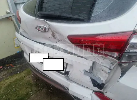 Photo 2 of 28: 2017 Hyundai Tucson, VIN KMHJ381ABHU402409 — Korean insurance auction
