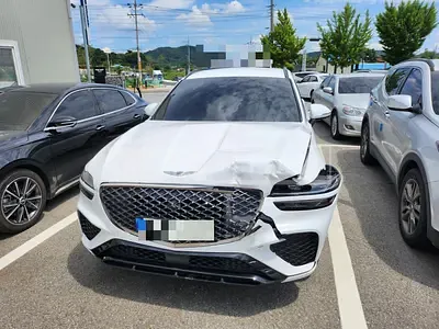 Photo 1 of 58: 2021 Genesis GV70, VIN KMTMA81BBMU023361 — Korean insurance auction