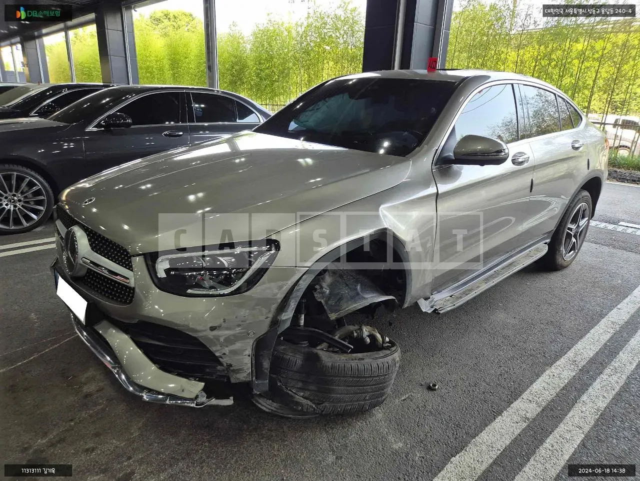 Photo 2 of 15: 2023 Mercedes-Benz GLC 300e 4Matic Coupe, VIN W1N0J5DB3PG157554 — Korean insurance auction