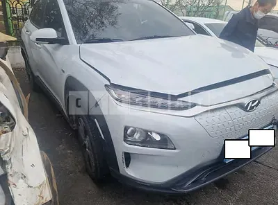 Photo 1 of 21: 2019 Hyundai Kona Electric, VIN KMHK281GFKU009146 — Korean insurance auction