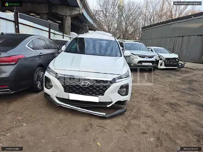 Photo 1 of 24: 2019 Hyundai Santa Fe, VIN KMHS281BBLU194245 — Korean insurance auction