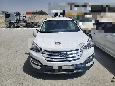 Photo 1 of 33: 2014 Hyundai Santa Fe 2.0 (4WD), VIN KMHSW81UDFU517764 — Korean insurance auction