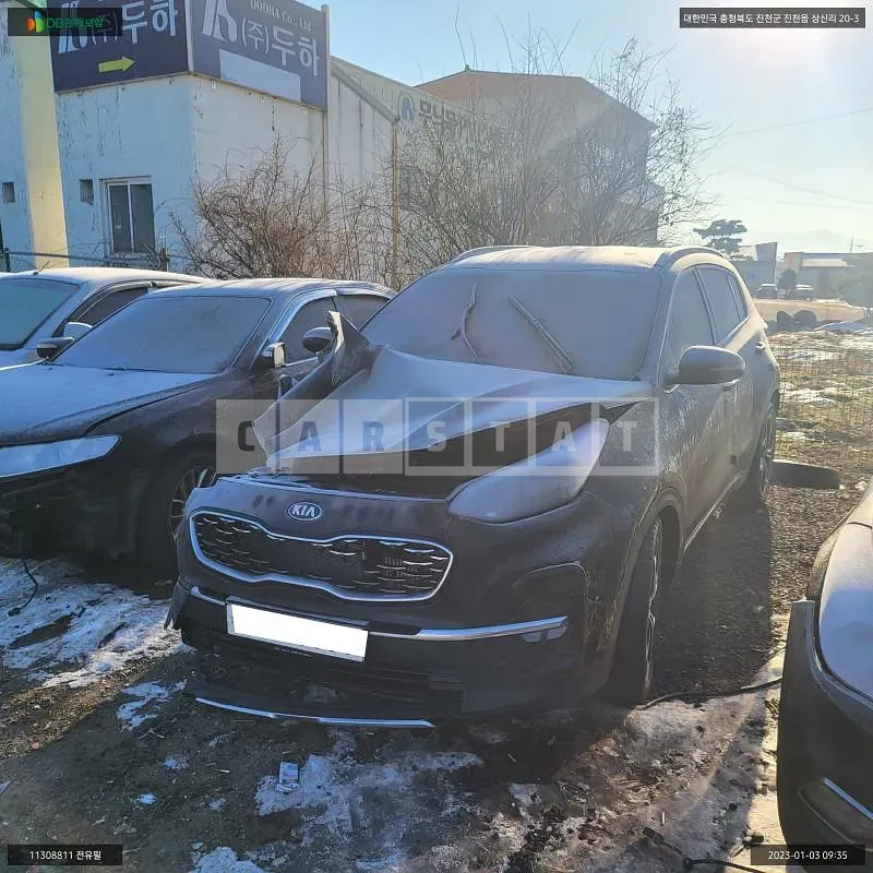 Photo 2 of 10: 2020 Kia Sportage, VIN KNAPN813BLK863864 — Korean insurance auction