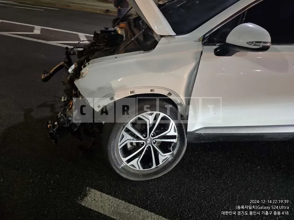 Photo 2 of 8: 2019 Hyundai Santa Fe — Korean insurance auction