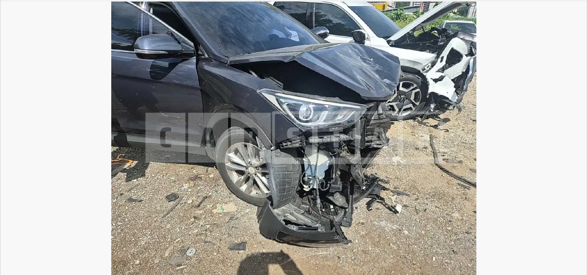 Photo 2 of 14: 2016 Hyundai Santa Fe 2.0 — Korean insurance auction