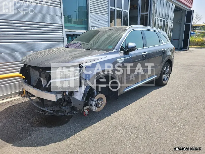 Photo 2 of 10: 2020 Kia Sorento 1.6 (Hybrid), VIN KNARM81GBMA011799 — Korean insurance auction