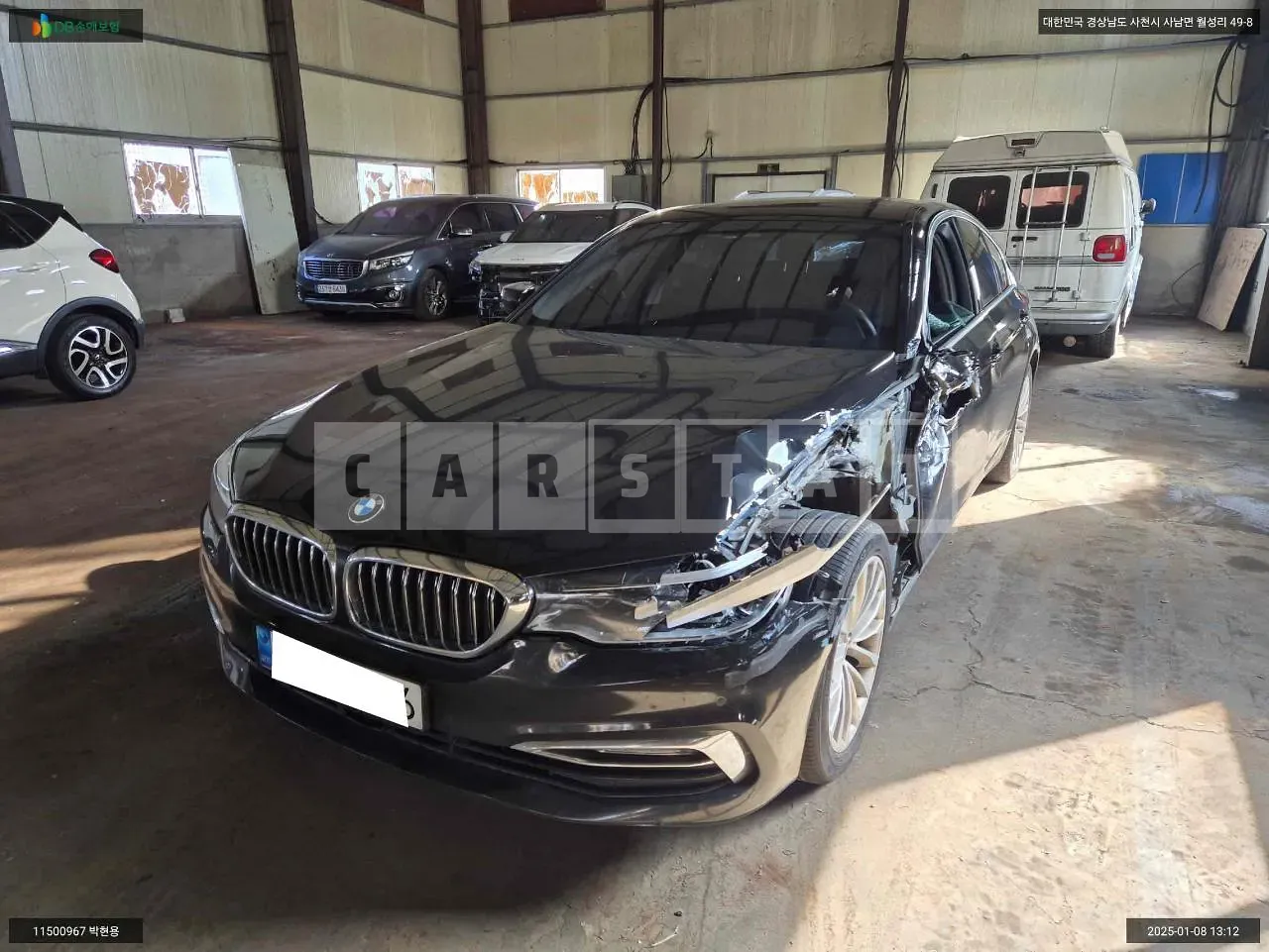 Photo 2 of 11: 2018 BMW 520d, VIN WBAJC310XJWE63306 — Korean insurance auction
