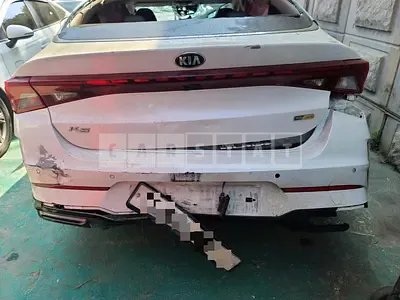 Photo 1 of 34: 2021 Kia K5 Hybrid, VIN KNAG141JBMA011170 — Korean insurance auction