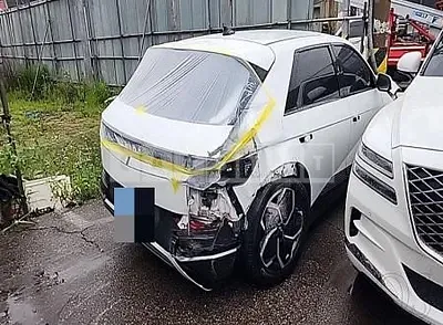 Photo 1 of 54: 2021 Hyundai IONIQ 5, VIN KMHKN81AFNU029309 — Korean insurance auction