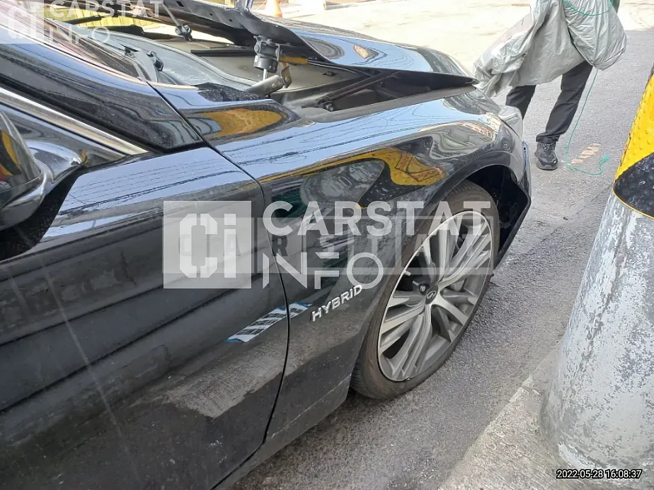 Photo 2 of 18: 2018 Infiniti Infinity Q50S Hybrid, VIN JNKAV71E6JM170378 — Korean insurance auction