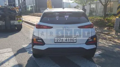 Photo 1 of 4: 2018 Hyundai Kona, VIN KMHK3816GJU034555 — Korean insurance auction