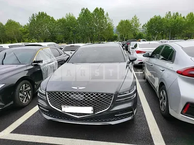 Photo 1 of 10: 2020 Genesis G80, VIN KMTGC41DDMU038926 — Korean insurance auction