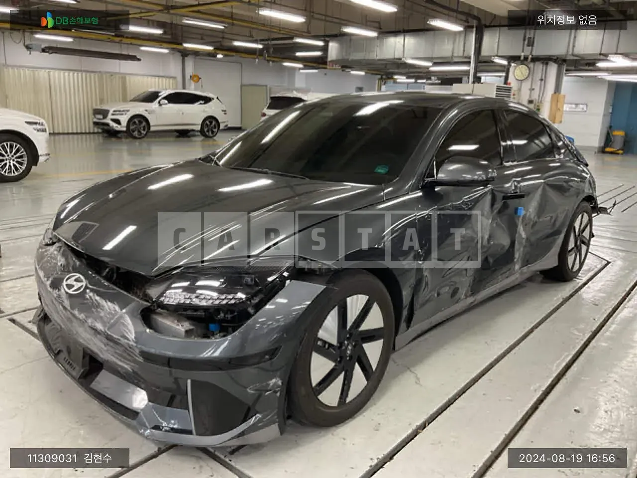 Photo 2 of 12: 2023 Hyundai IONIQ 6, VIN KMHM541AFPA024832 — Korean insurance auction