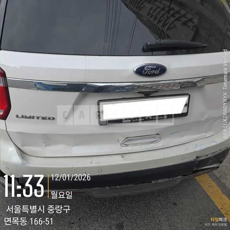 Photo 2 of 16: 2017 Ford Explorer 2.3 AWD, VIN 1FM5K8FH0HGB11545 — Korean insurance auction