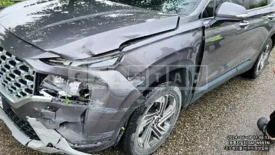 Photo 1 of 6: 2021 Hyundai Santa Fe — Korean insurance auction