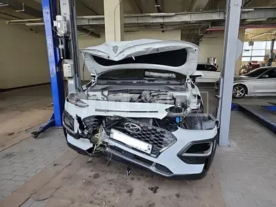 Photo 1 of 48: 2019 Hyundai Kona, VIN KMHK4815GLU492188 — Korean insurance auction