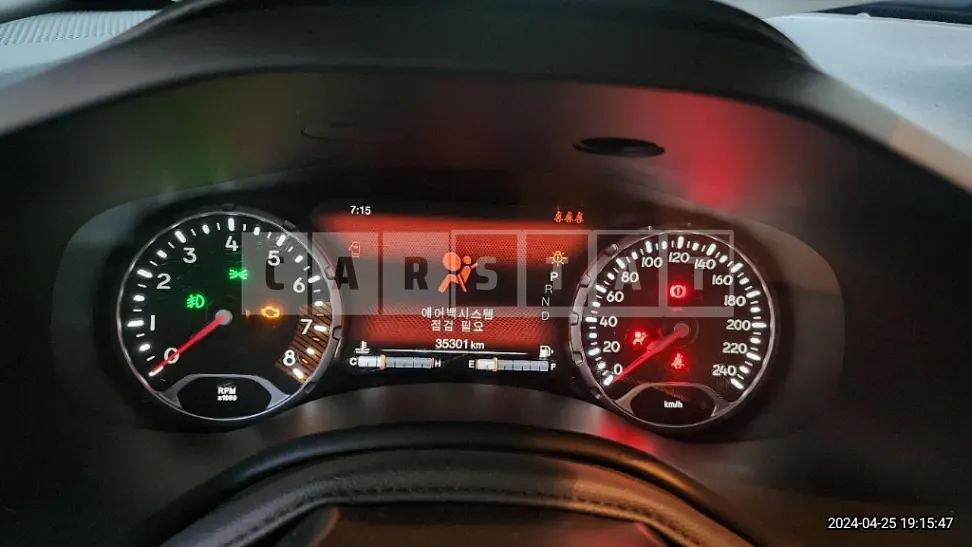 Photo 2 of 16: 2021 Jeep Zip Renegade 2.4 FWD — Korean insurance auction