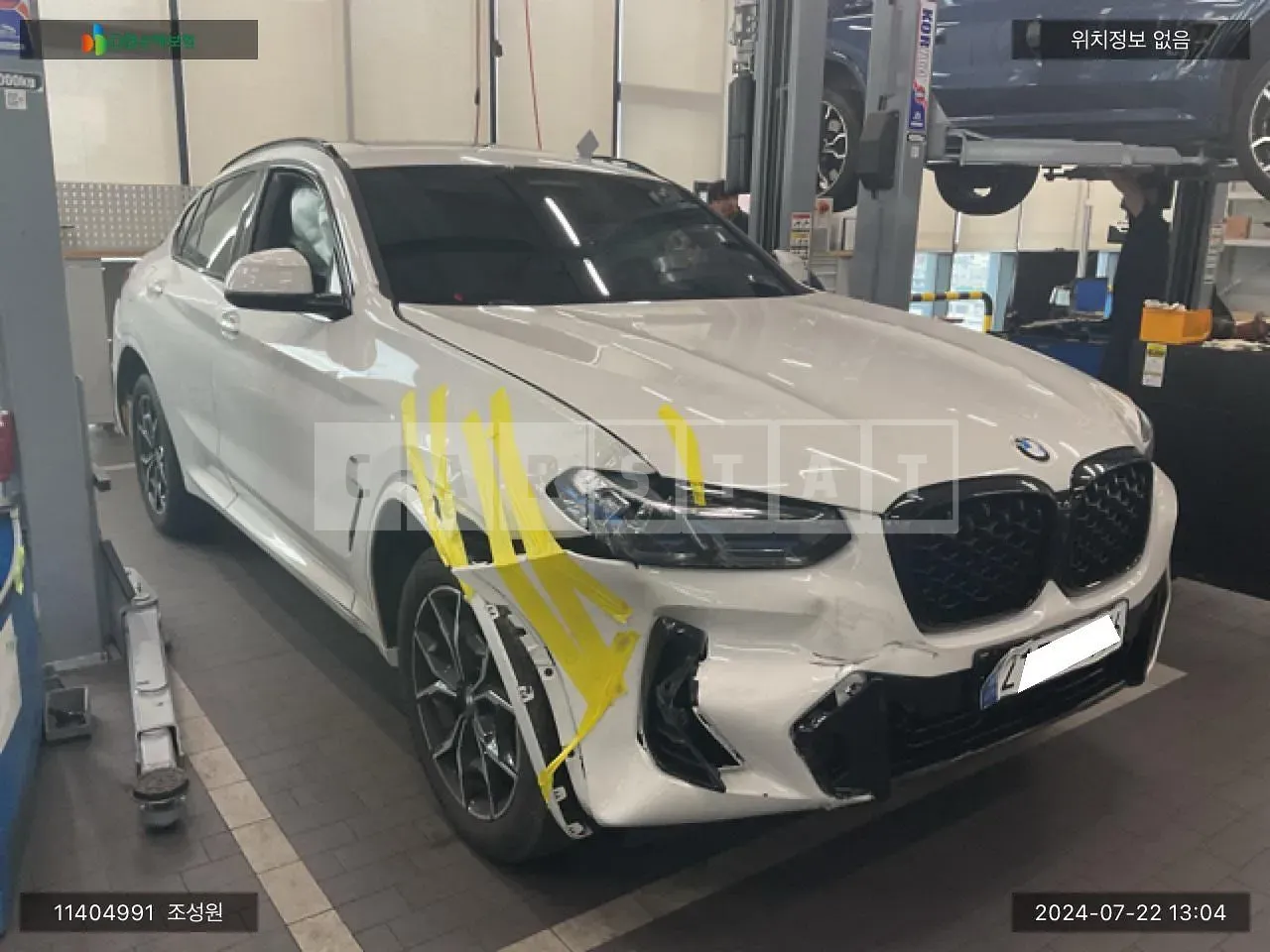 Photo 2 of 36: 2024 BMW X4 xDrive 20i, VIN WBA21DT04R9V72459 — Korean insurance auction