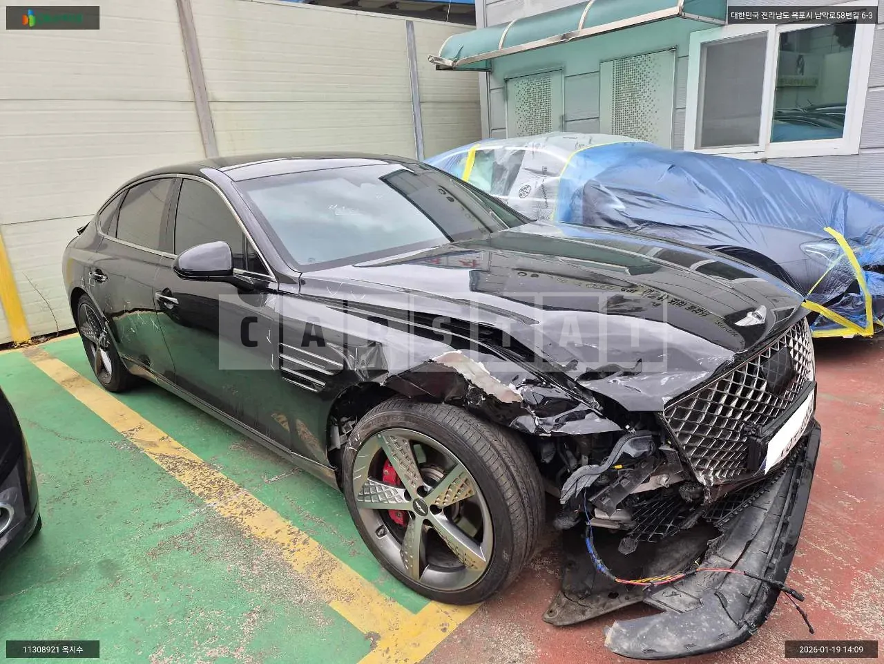 Photo 2 of 32: 2022 Genesis G80, VIN KMTGC41DDNU139738 — Korean insurance auction