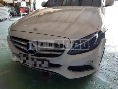 Photo 1 of 12: 2015 Mercedes-Benz C220 BlueTec, VIN WDDWF0EB3FF111060 — Korean insurance auction