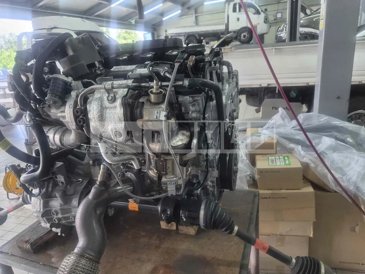 Photo 2 of 2: 2025 Hyundai Engine Tucson Hybrid Engine, VIN KMHJC811BTU410210 — Korean insurance auction