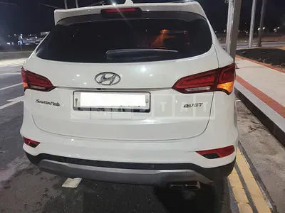 Photo 1 of 9: 2015 Hyundai Santa Fe, VIN KMHSU81UBGU587504 — Korean insurance auction