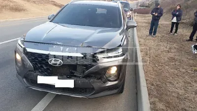 Photo 1 of 8: 2019 Hyundai Santa Fe 2.0, VIN KMHS281BBKU107541 — Korean insurance auction