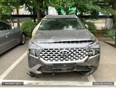 Photo 1 of 12: 2021 Hyundai Santa Fe, VIN KMHS381HGMU345733 — Korean insurance auction
