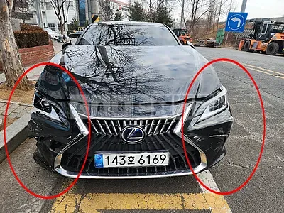 Photo 1 of 7: 2022 Lexus ES300h, VIN JTHBA1C17N2007280 — Korean insurance auction