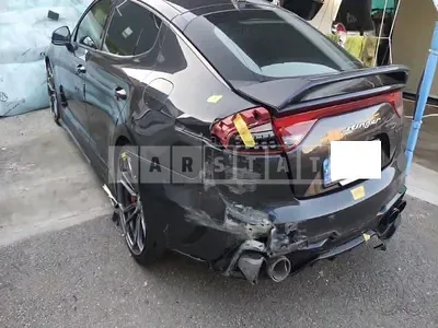 Photo 1 of 50: 2018 Kia Stinger, VIN KNAE751CBJS002500 — Korean insurance auction
