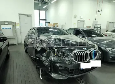 Photo 1 of 50: 2021 BMW 118d, VIN WBA7M9106M7H17117 — Korean insurance auction