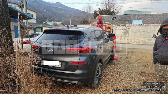 Photo 2 of 10: 2019 Hyundai Tucson, VIN KMHJ581ABKU065519 — Korean insurance auction
