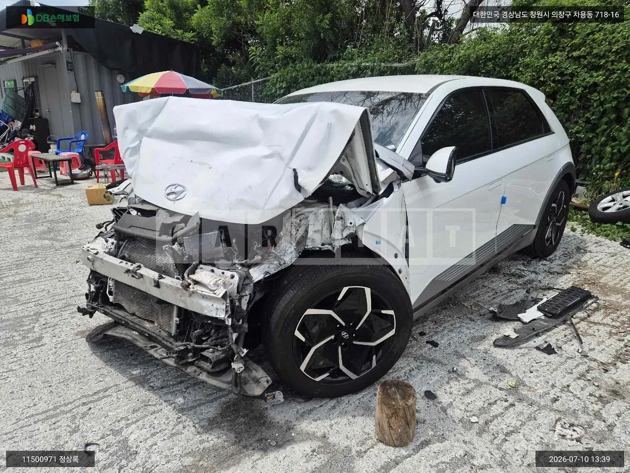 Photo 2 of 20: 2021 Hyundai IONIQ 5, VIN KMHKN81AFNU012876 — Korean insurance auction