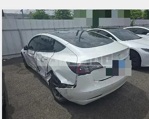 Photo 2 of 9: 2021 Tesla Model 3 Long Range — Korean insurance auction