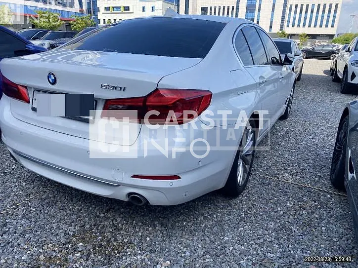 Photo 2 of 26: 2018 BMW 530i, VIN WBAJD3105JWC99346 — Korean insurance auction