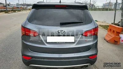 Photo 1 of 10: 2015 Hyundai Santa Fe, VIN KMHSW81UBFU376858 — Korean insurance auction
