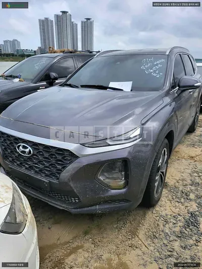 Photo 1 of 6: 2018 Hyundai Santa Fe, VIN KMHS281BBKU026081 — Korean insurance auction